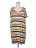 Torrid Stripes Yellow Casual Dress Size 4X Plus (4) - photo 1