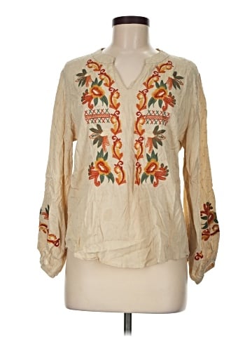 Solitaire 3/4 Sleeve Blouse (view 1)