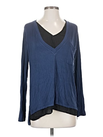 Bordeaux Long Sleeve Blouse (view 1)