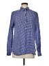J.Crew Checkered-gingham Blue Long Sleeve Button-Down Shirt Size 8 (tall) - photo 1
