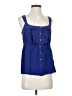 Odille Blue Sleeveless Blouse Size 4 - photo 1