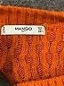 Mango Solid Orange Pullover Sweater Size S - photo 7