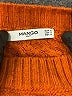 Mango Solid Orange Pullover Sweater Size S - photo 8