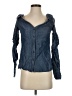 Intermix 100% Tencel Blue Long Sleeve Blouse Size P (petite) - photo 1