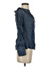 Intermix 100% Tencel Blue Long Sleeve Blouse Size P (petite) - photo 4