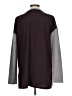 Ann Taylor LOFT Outlet Color Block Solid Brown Gray Long Sleeve Top Size L - photo 2