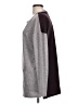 Ann Taylor LOFT Outlet Color Block Solid Brown Gray Long Sleeve Top Size L - photo 5