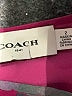 Coach Floral Pink Burgundy Cocktail Dress Size 2 - photo 7