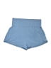 Quiet Storm Solid Blue Athletic Shorts Size XL - photo 1