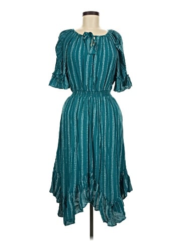 Kaari Blue Casual Dress (view 1)