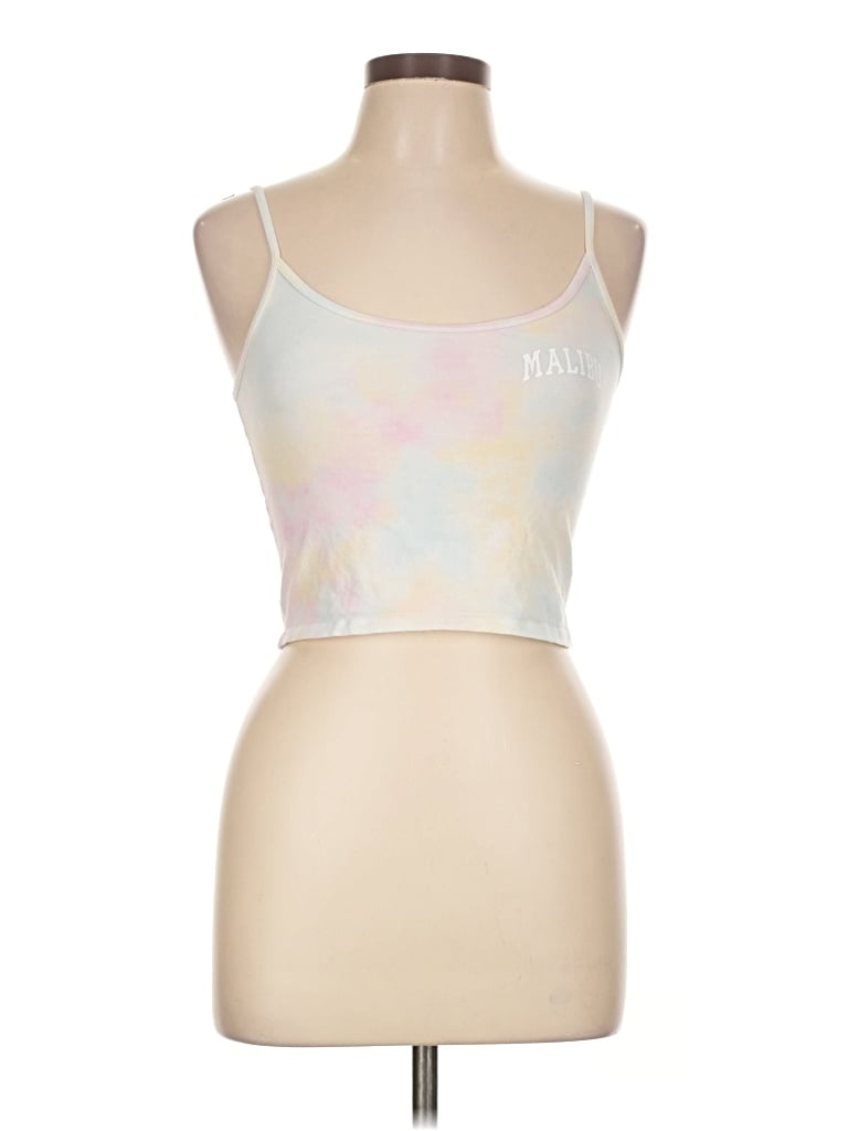Pre-owned Hollister Tank Top Ivory Strapless Neckline Tops