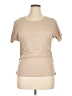 Evereve Tan Short Sleeve Top Size XL - photo 1