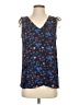 Ann Taylor LOFT Outlet 100% Polyester Polka Dots Blue Sleeveless Blouse Size S - photo 1