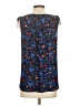Ann Taylor LOFT Outlet 100% Polyester Polka Dots Blue Sleeveless Blouse Size S - photo 2