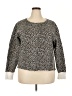 Current/Elliott 100% Cotton Animal Print Gray Pullover Sweater Size 2X (estimated) - photo 1