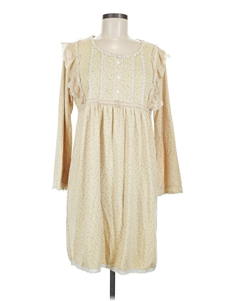 Pre-owned Assorted Brands Casual Dress In Tan