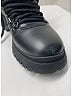 Prada Black Leather Lace-Up Boots Size EU 36 - photo 4