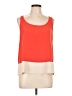 Willow & Clay 100% Polyester Orange Sleeveless Blouse Size L - photo 1