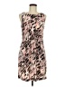 Gap 100% Polyester Animal Print Pink Cocktail Dress Size 6 - photo 1