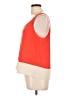 Willow & Clay 100% Polyester Orange Sleeveless Blouse Size L - photo 5