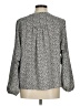 Pleione 100% Polyester Gray Long Sleeve Blouse Size M - photo 2