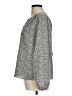 Pleione 100% Polyester Gray Long Sleeve Blouse Size M - photo 5