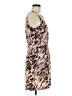 Gap 100% Polyester Animal Print Pink Cocktail Dress Size 6 - photo 4