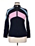Perfect Moment 100% Merino Wool Color Block Blue Track Jacket Size XL - photo 1