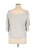 Muche et Muchette Metallic Silver Pullover Sweater One size - photo 2