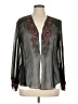 Xscape Gray Long Sleeve Blouse Size 14 - photo 1
