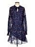 Parker 100% Polyester Blue Casual Dress Size S - photo 1