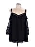 Torrid 100% Polyester Black Sleeveless Blouse Size Lg Plus (0) - photo 1
