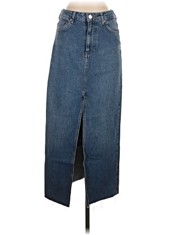 Stradivarius Denim Skirt (view 1)