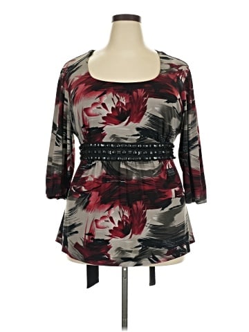 Lane Bryant Outlet 3/4 Sleeve Blouse (view 1)