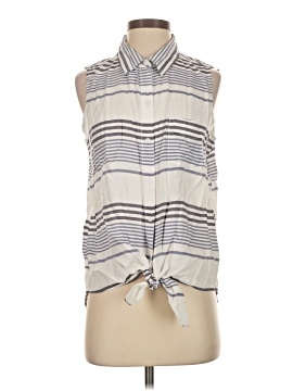 Beach Lunch Lounge Sleeveless Button Down Shirt