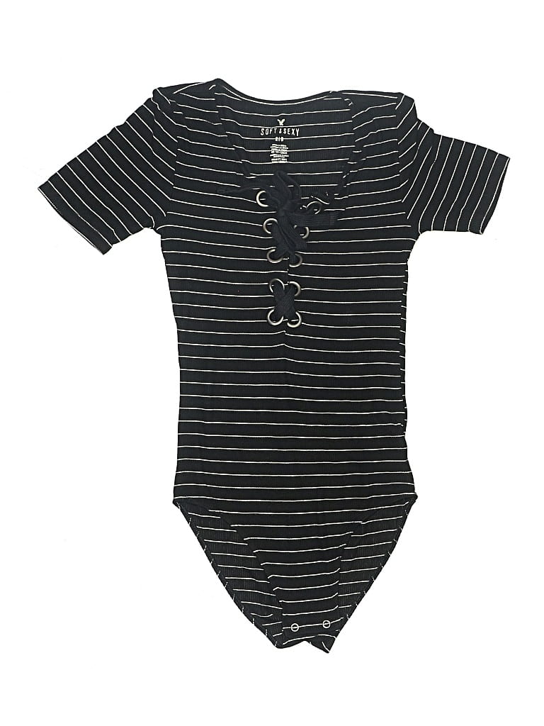 Pre-owned American Eagle Outfitters Bodysuit In Black