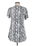Unbranded Silver Short Sleeve Blouse Size M - photo 2