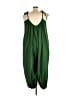 TOV 100% Polyester Solid Green Jumpsuit Size EU 44 / US 14 - photo 2