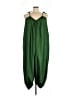 TOV 100% Polyester Solid Green Jumpsuit Size EU 44 / US 14 - photo 1