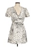 Superdown 100% Polyester Polka Dots Ivory Cocktail Dress Size M - photo 1