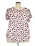 AUW Pink Short Sleeve Blouse Size 3X - photo 1
