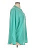 Mossimo 100% Polyester Teal Long Sleeve Blouse Size XXL - photo 4