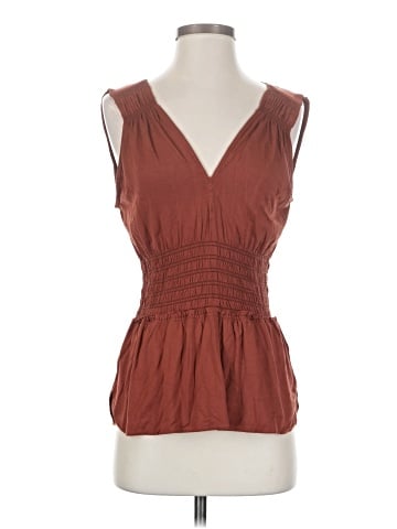 Bordeaux Sleeveless Blouse (view 1)