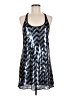 Jay Godfrey 100% Nylon Metallic Silver Cocktail Dress Size 8 - photo 1
