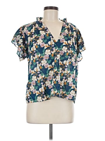 Birds of Paradis by Trovata Short Sleeve Blouse (view 1)