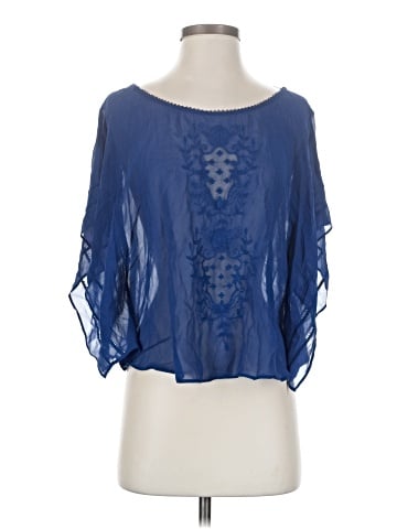Lil Short Sleeve Silk Top (view 1)
