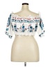 Shein Curve 100% Polyester White Short Sleeve Blouse Size 3X - photo 2