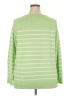 Talbots Stripes Green Pullover Sweater Size 2X - photo 2