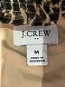 J.Crew Factory Store 100% Polyester Animal Print Brown Long Sleeve Blouse Size M - photo 7