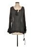 MONORENO Gray Long Sleeve Blouse Size S - photo 1